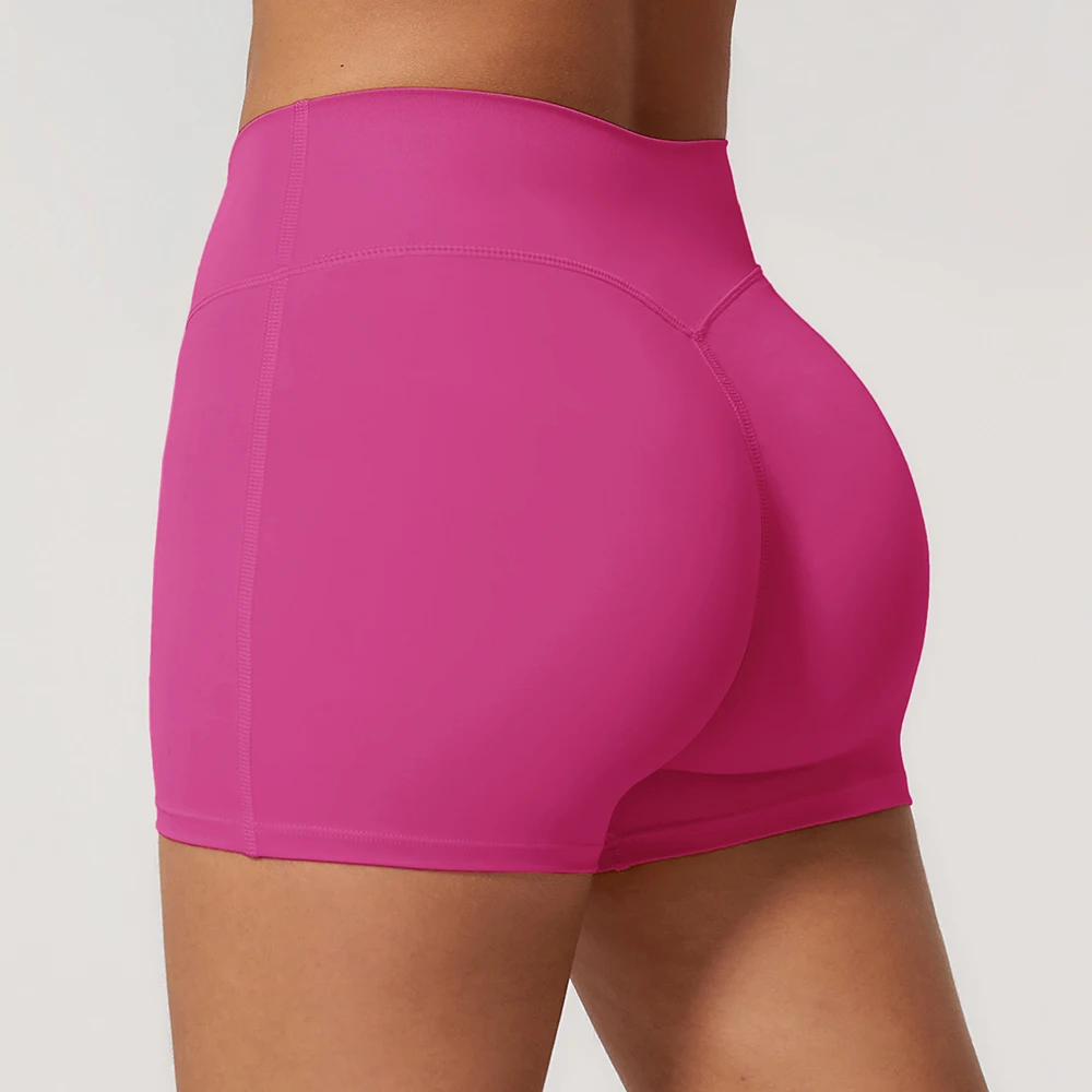

Sports Short Women Yoga Shorts Squat Proof High Waist Leggings Fitness Shorts Quick Drying Running Cycling Workout Gym Shorts