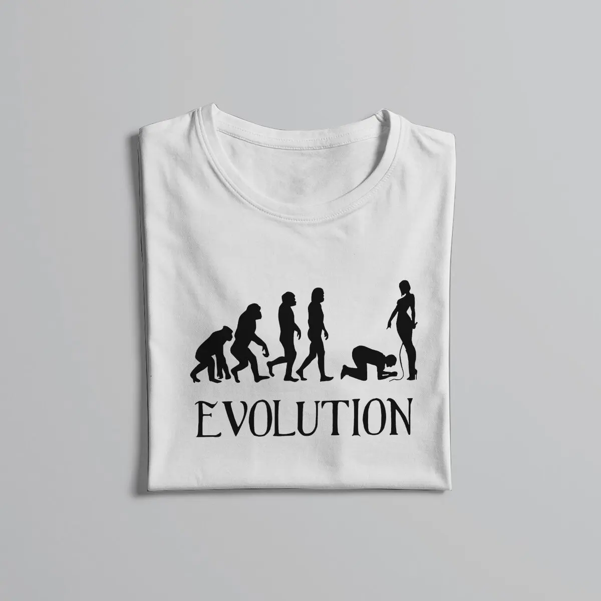 Femdom Evolution Fitted Scoop Unique Polyester TShirt BDSM Top Quality Creative Gift Clothes  T Shirt Stuff