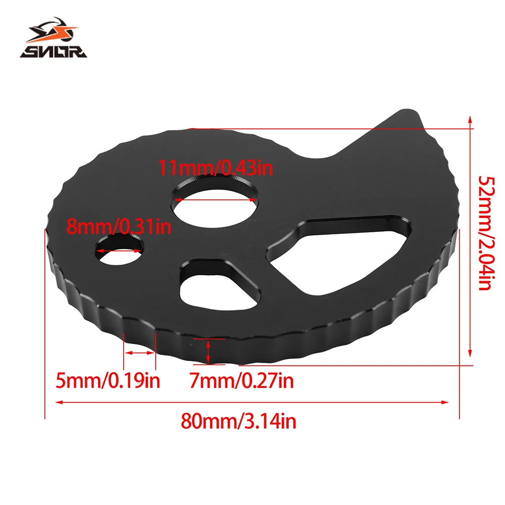 

SNOR Motorcycle Chain Adjuster Chain Regulator Spare Parts For HONDA CRF150F XR250L YAMAHA Accessories CNC Chain Cegulator