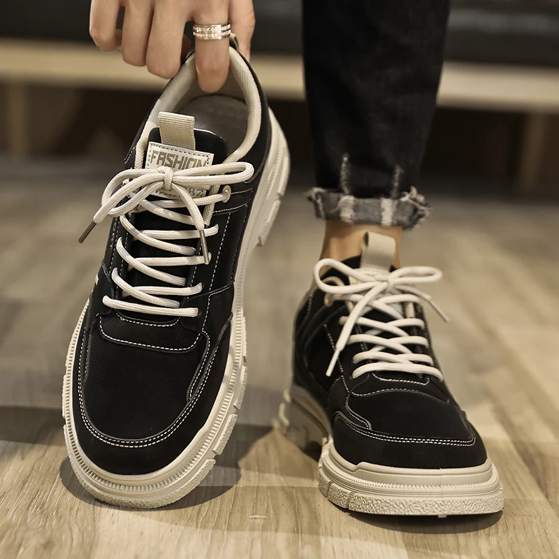 

Men's Low-Top Leather Surface Anti-Slip Wear-Resistant Casual Shoes for Work And Daily Use Fashionable Outdoor Leisure Shoes