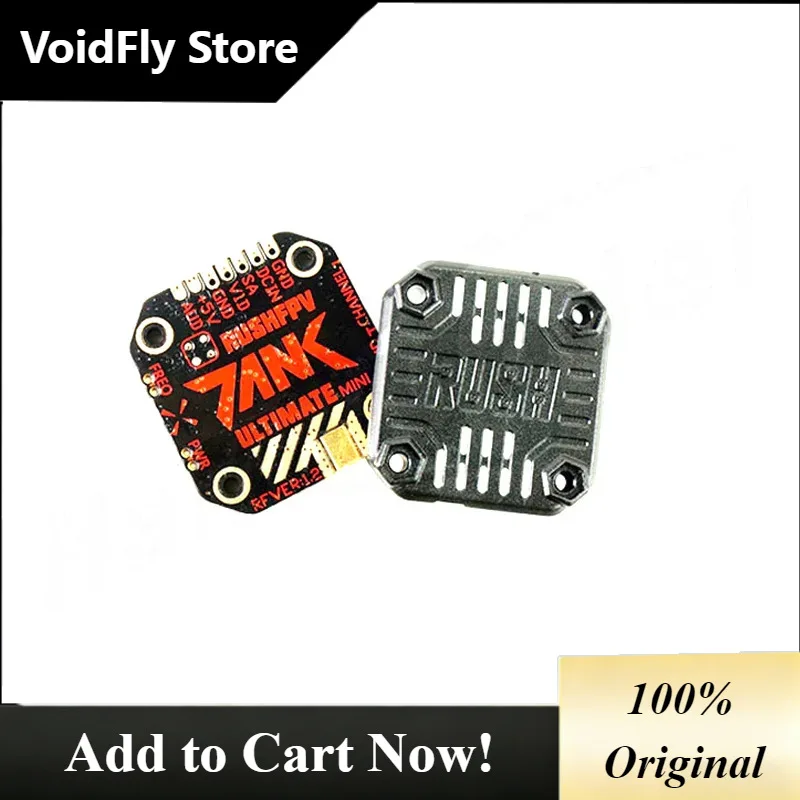 VoidFlyRush Tank Mini Video Transmitter External Audio 800mW FPV Drone Model 20X20mm