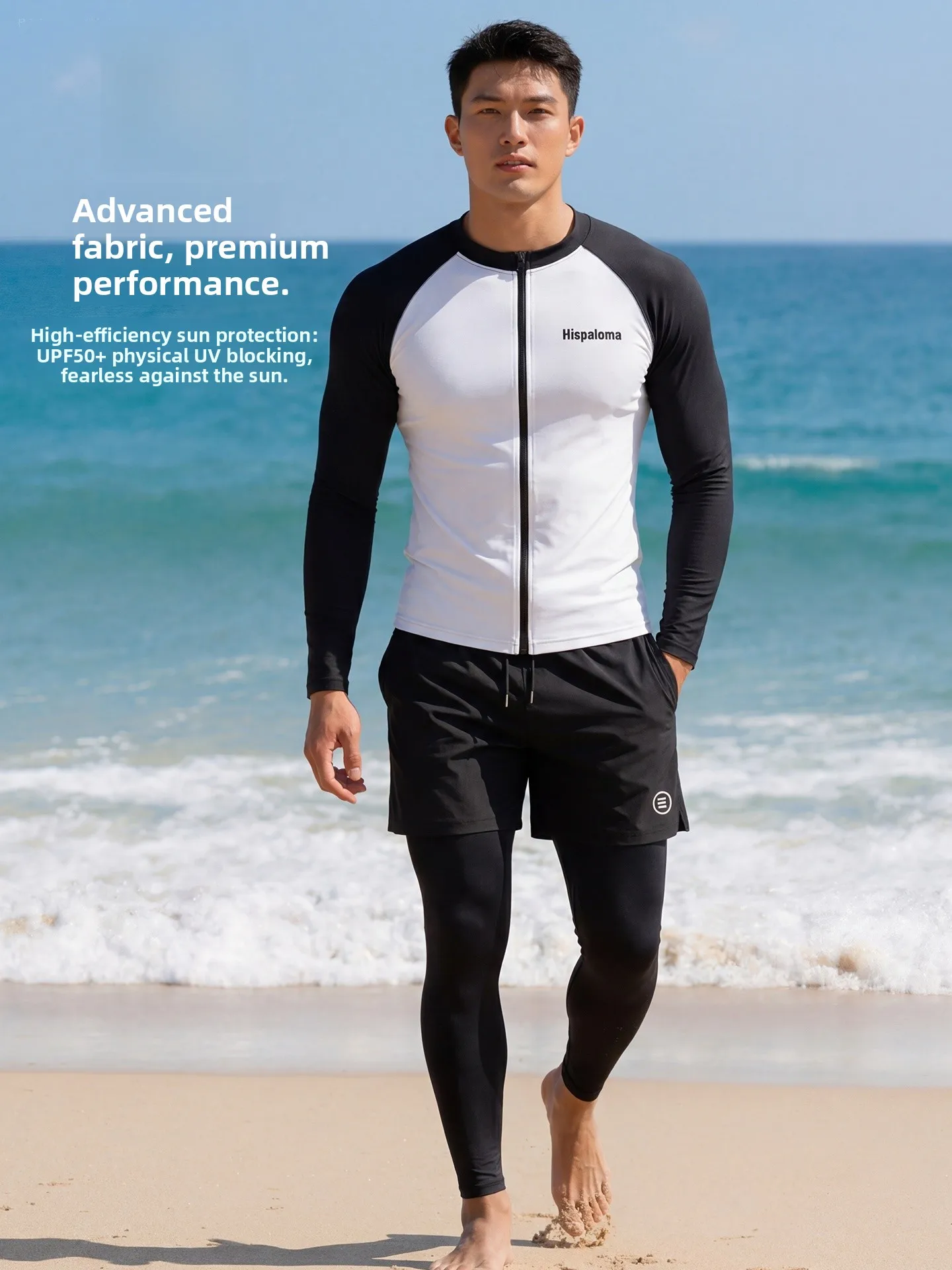 men's-surfing-suit-quick-dry-long-sleeve-swimming-costume-diving-suit-top-swimming-costume-snorkeling-warm-sanya