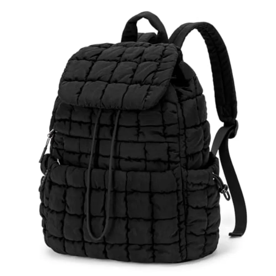 

CLUCI Puffy Quilted Backpack Purse for Women, Casual Lightweight Daypack for Women Travel Purse, Casual, Lightweight, Travel