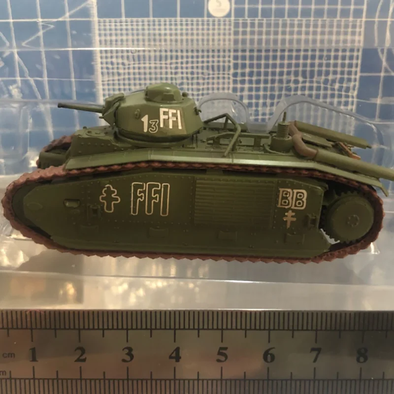 

1/72 Scale 36157 German B1 Tank Militarized Combat Crawler Tank Plastic Finished Model Collectible Toy Gift