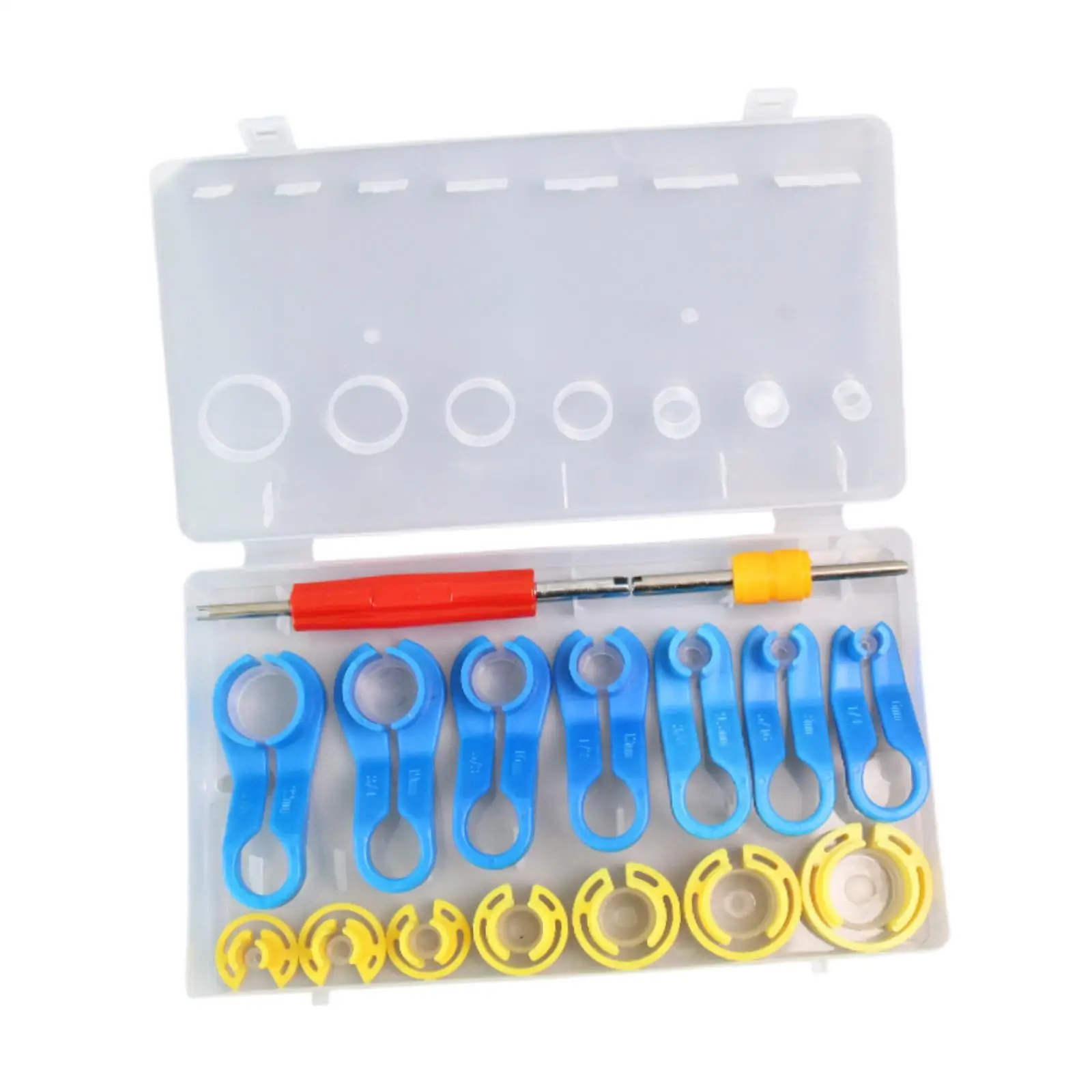 

16 шт., набор инструментов для снятия топливопровода, прочная метрическая система для автомобиля, набор для быстрого отключения топливопровода переменного тока, зажимы для отключения топливопровода