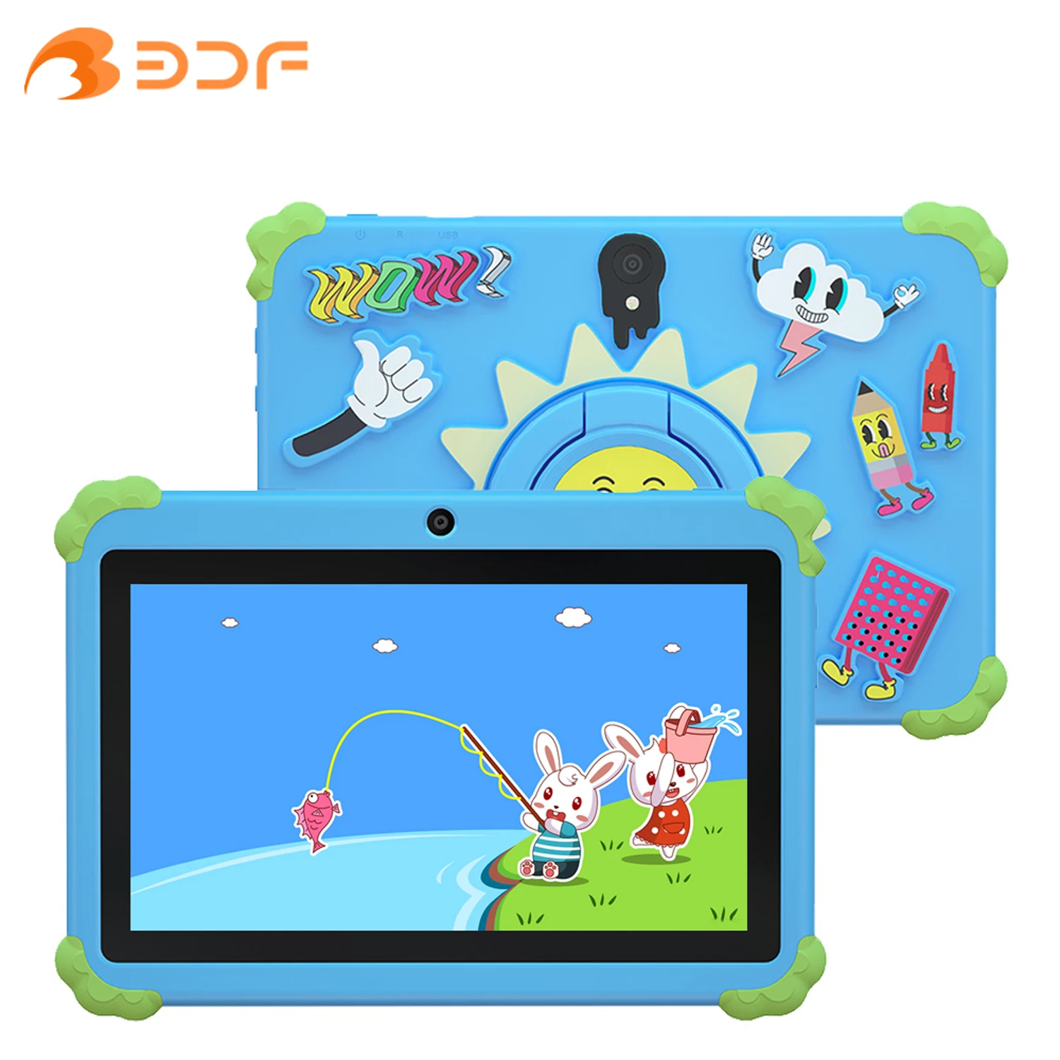 

New 7 Inch Cartoon Pattern Kids' tablet Android 13, 4GB RAM 64GB ROM, 1TB Expand, WiFi, 4000mAh Battery, Dual Camera, Google Pad