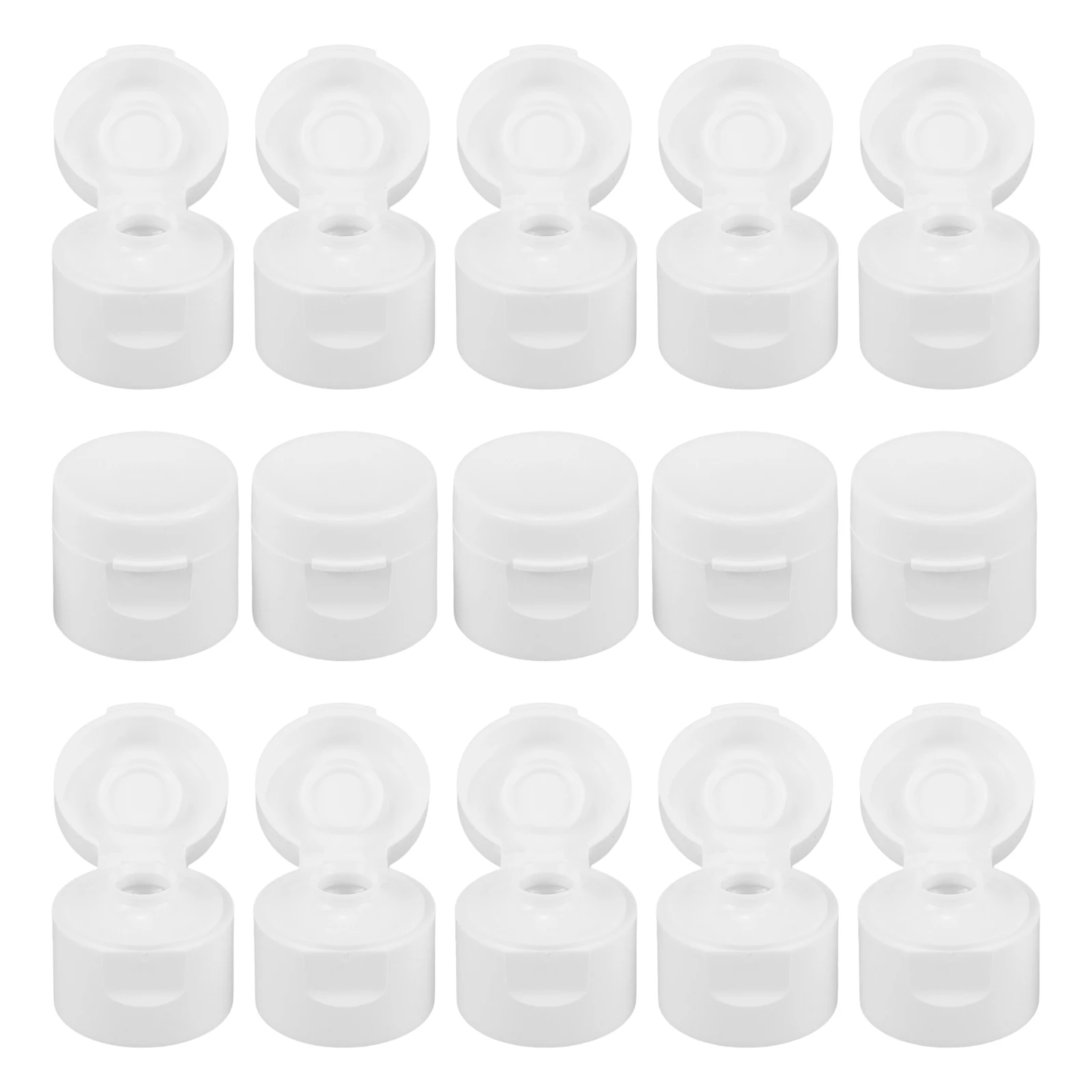 

50pcs Covers Flip Cap Universal Plastic Travel Toothpaste Lid Stable Pp Material Durable Squeeze Tube Cap Reusable Toothpaste