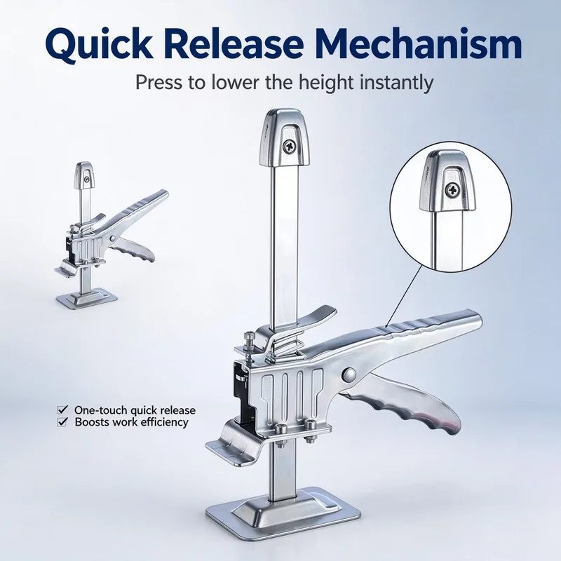 Universal Tile Lifting Tool Labor-saving Lifter Jack Elevator Tool Tile Height Adjuster Hand Lifting Tool Door Panel Furniture