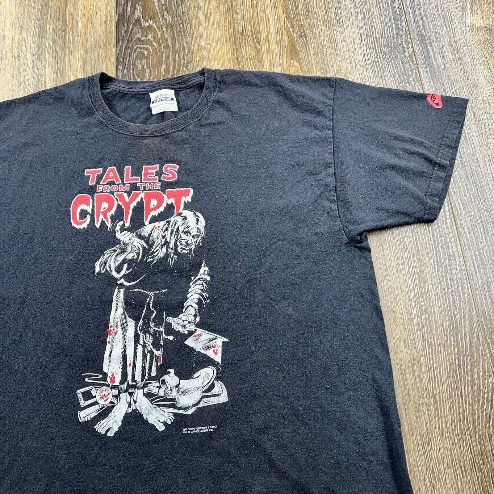 

Vintage Tales From The Crypt Shirt Mens XL Black 2007 Crypt Keeper TV Show Tee
