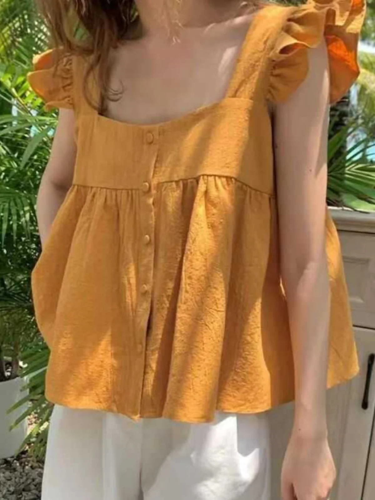 

Универсальный свободный женский дизайн Sense, маленький размер, жилет с ремешком для ключицы, антивозрастной жилет, корейский жилет для поездок на работу, прямая трубка