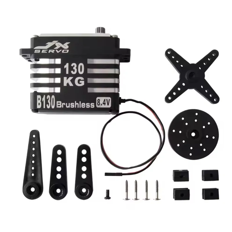 JX B130 130 kg Mega Coppia Full CNC Metal Gear Servo brushless digitale standard per 1/5 RC auto camion Robot Drone