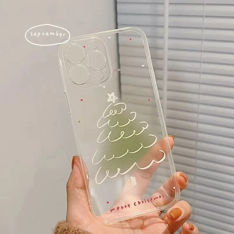 

For Realme GT7 GT7T GT6T GT5 GT3 240W GT2 GT Neo 7 7X 6 5 SE 3T 2 Master Explorer Phone Case Gradient Merry Christmas Tree Cover