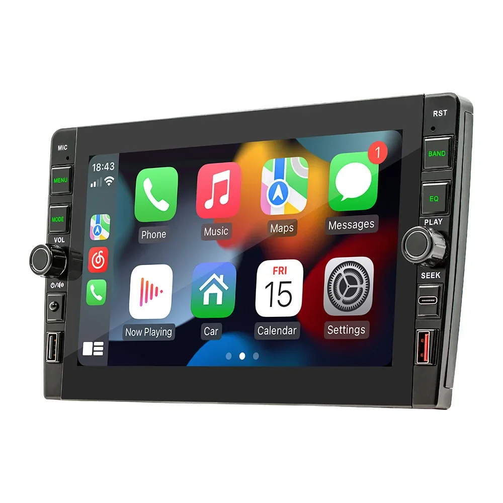 

New Arrival 8/9'' Android Auto Radio With Wireless Carplay Smart MP5 Player Mirror-link Large Touch Screen Stereo GPS FM BT WIFI