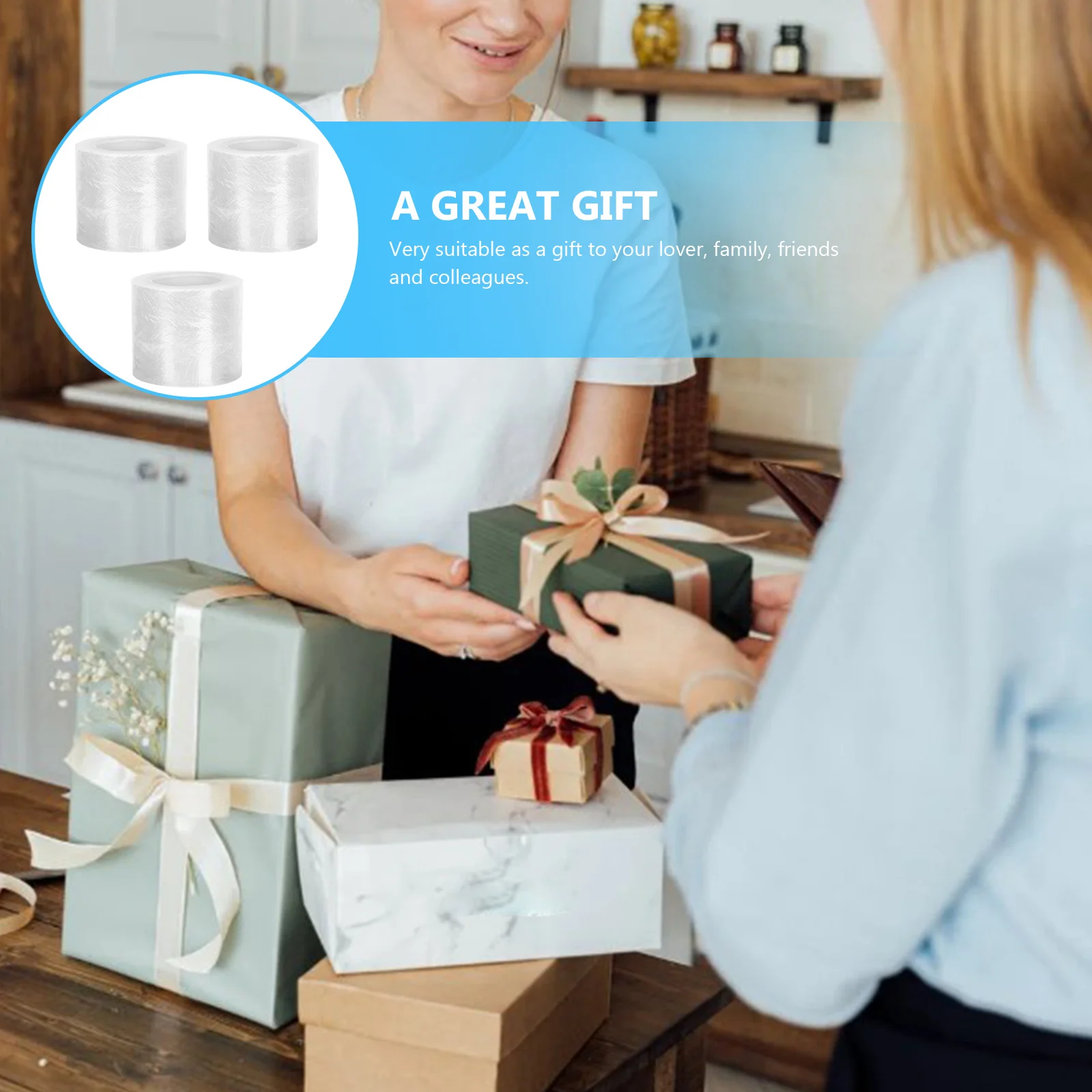 3 Rollen Cling-Folie zur Entfernung von Wimpernverlängerungen, ultradünne, elastische Wickelfolie, PP-Material, Make-up-Folie, Augenbrauen-Tattoos