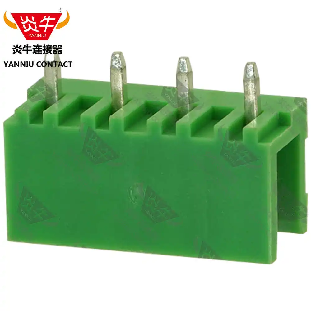 50Pcs HT508V 5.08 2P ~ 12P PCB CONNECTOR PLUG-IN TERMINAL BlOCK 5.08mm 2PIN ~ 12PIN PHOENIX CONTACT YANNIU 6
