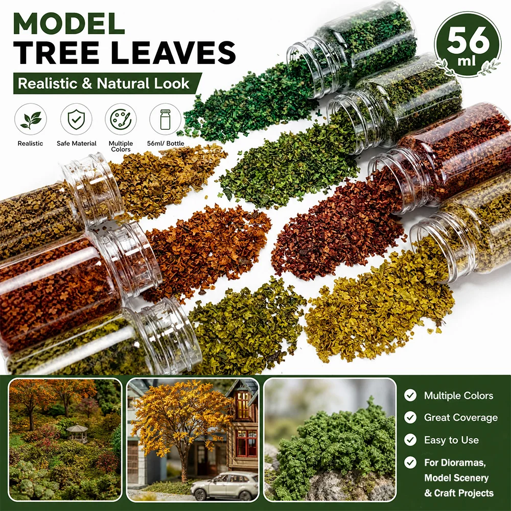 Bonsai Garden Kit - Hojas Miniatura Realistas de 56 ml