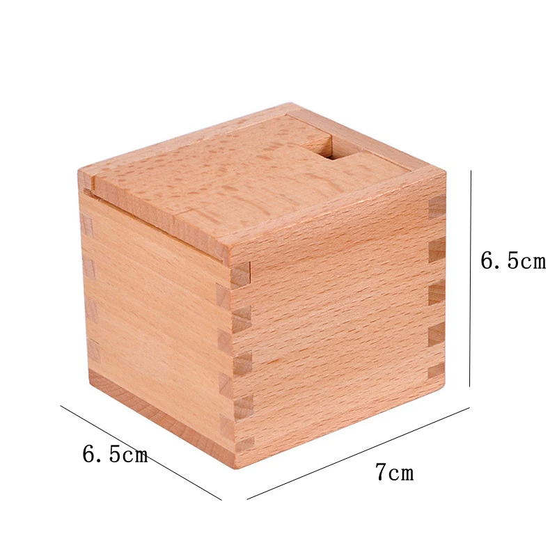 Secret Box Magic Wooden Puzzle IQ Mind Teaser Brain Games 3D Rompecabezas Montessori Toys Juguetes Y Aficiones