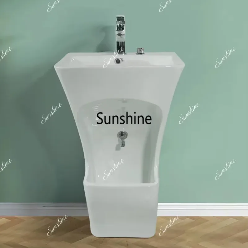 YYFree Standing Double Two Tier Ceramic Porcelain Wudu Foot Washer Muslim Wudu Sink Wash Wadu Basin Including Feet Washing