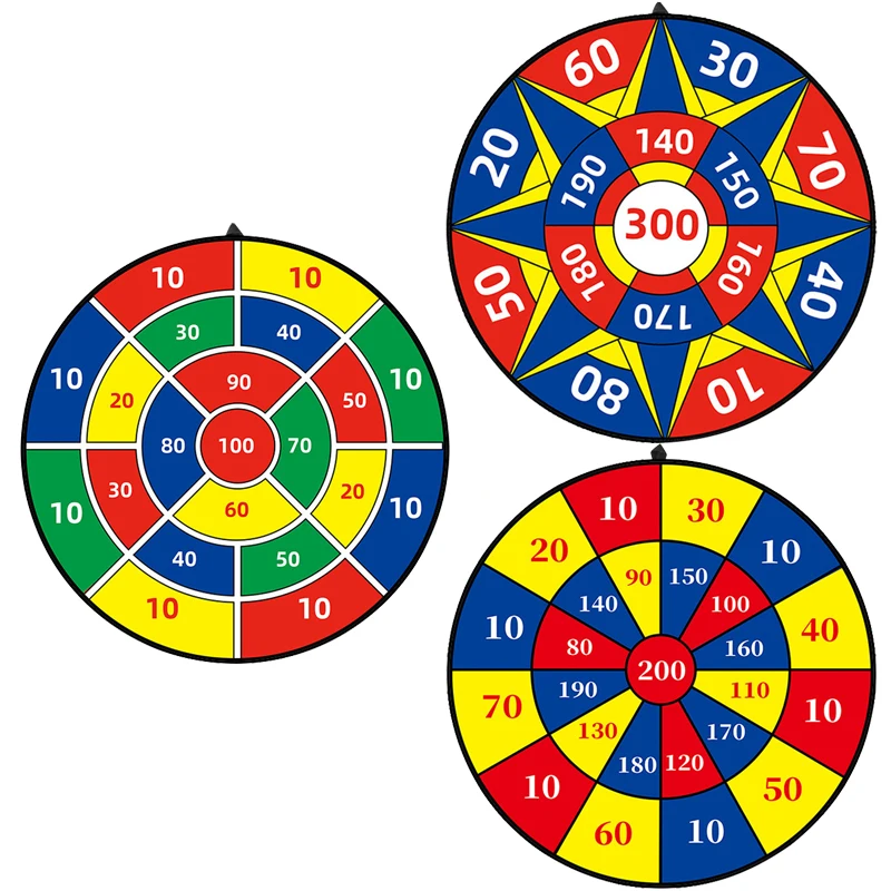 Large Kids Dart Board Toy Set 3