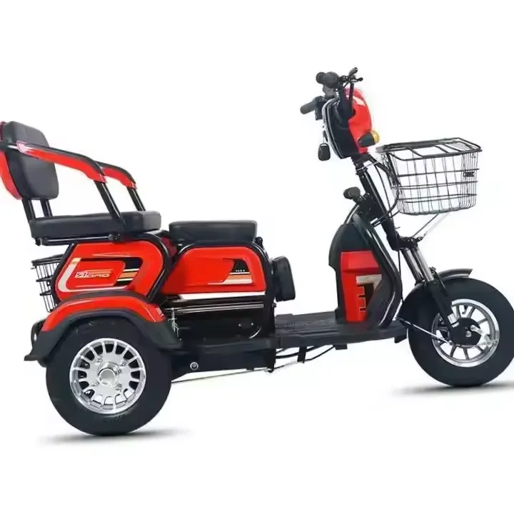 2024 New electric 3-wheel mobility scooter strong three-wheel electric tricycle in china cheap price