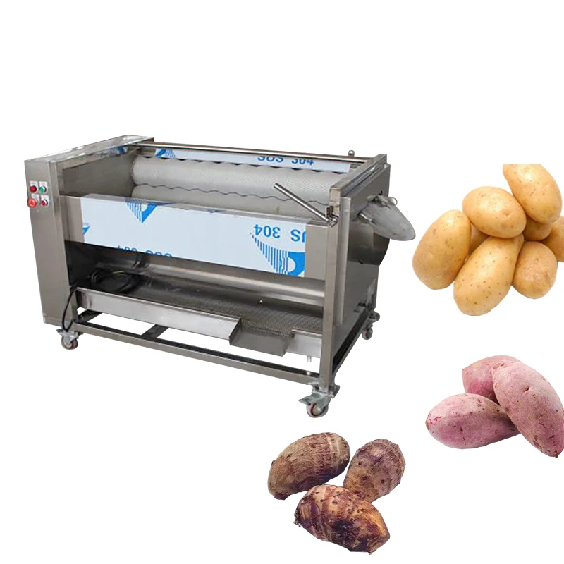 Vegetables Washing Machine / Brush Washing Machine Fruit and Vegetable