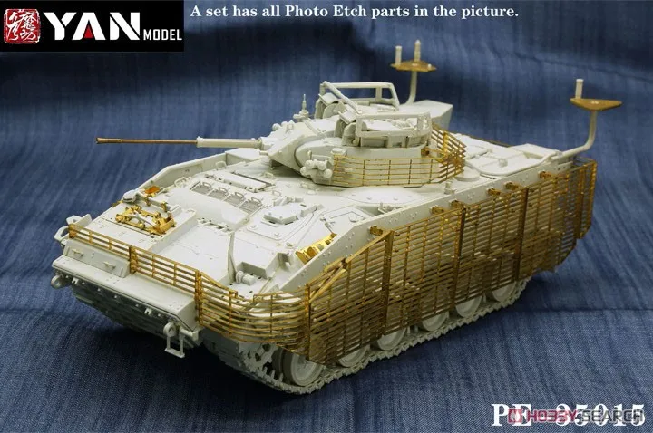 

Yan Model PE-35015 1/35 Photo-Etched Parts for British FV510 Warrior Tes(H) Aifv (Simple Assembly Version) (for Meng SS-017)