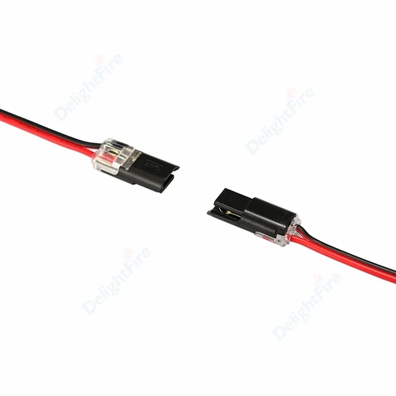 Conectores de Cable enchufables, conector eléctrico impermeable para coche, conexión de Terminal de tira automotriz, 2 pines