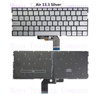 New Original laptop/notebook US backlight keyboard for Xiaomi Mi Air 13.3 tm1613 161301-01 07 EA CN CG FC Silver/black