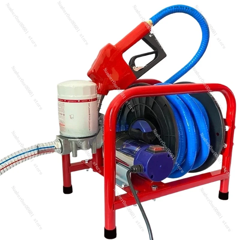 

Diesel Electric Pump 12V/24V220V 380W Electric Pump Self Priming Pump High-power Diesel Refueling Gun Metering Refueling Machine