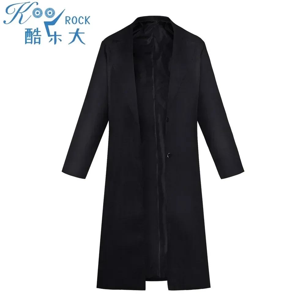 

Elegant Black Bekishe/Bekeshe/Bakitcha Coat for Men - Traditional Jewish Polyester Costume, Ceremonial Beketche Dress-Up Attire