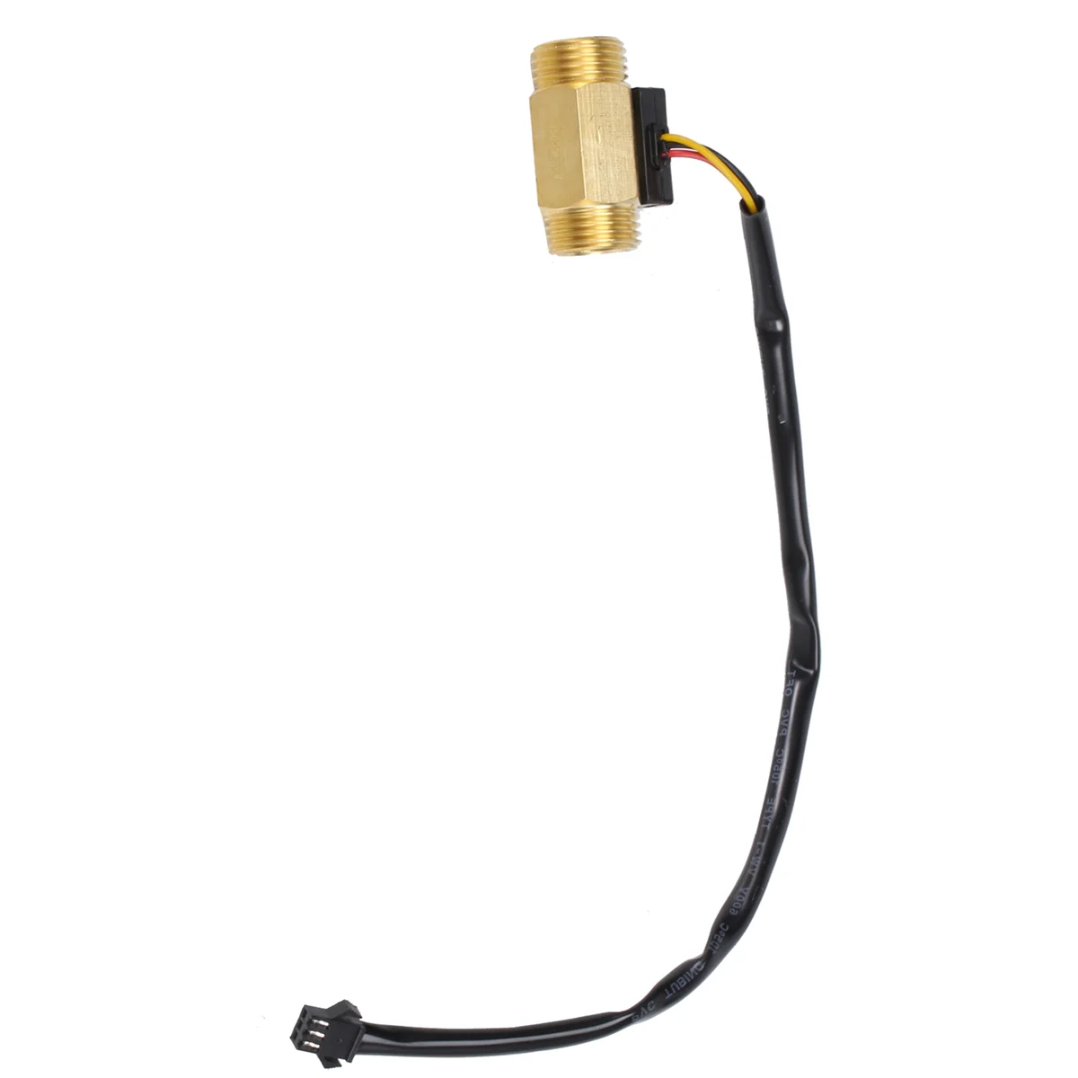 1 pezzo del Yf-B1 sensore di flusso d'acqua della turbina G1 / 2 pollici ottone elettromagnetico interruttore Hall In linea filettatura maschio 1-25 L/Min