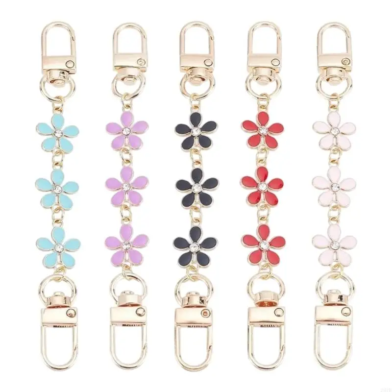 2025 New Decorative Flower Design Chain Extender Sturdy Alloy Jewelry Piece For Versatile Styling Options