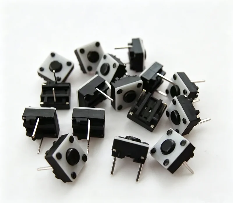 10PCS Blue/Red Silent Switch Push Mute Buttons 6*6*3.5mm/6*6*4.3/6*6*7.3/6x6x9.5MM Wireless Wired Micro Switch for Keyboard