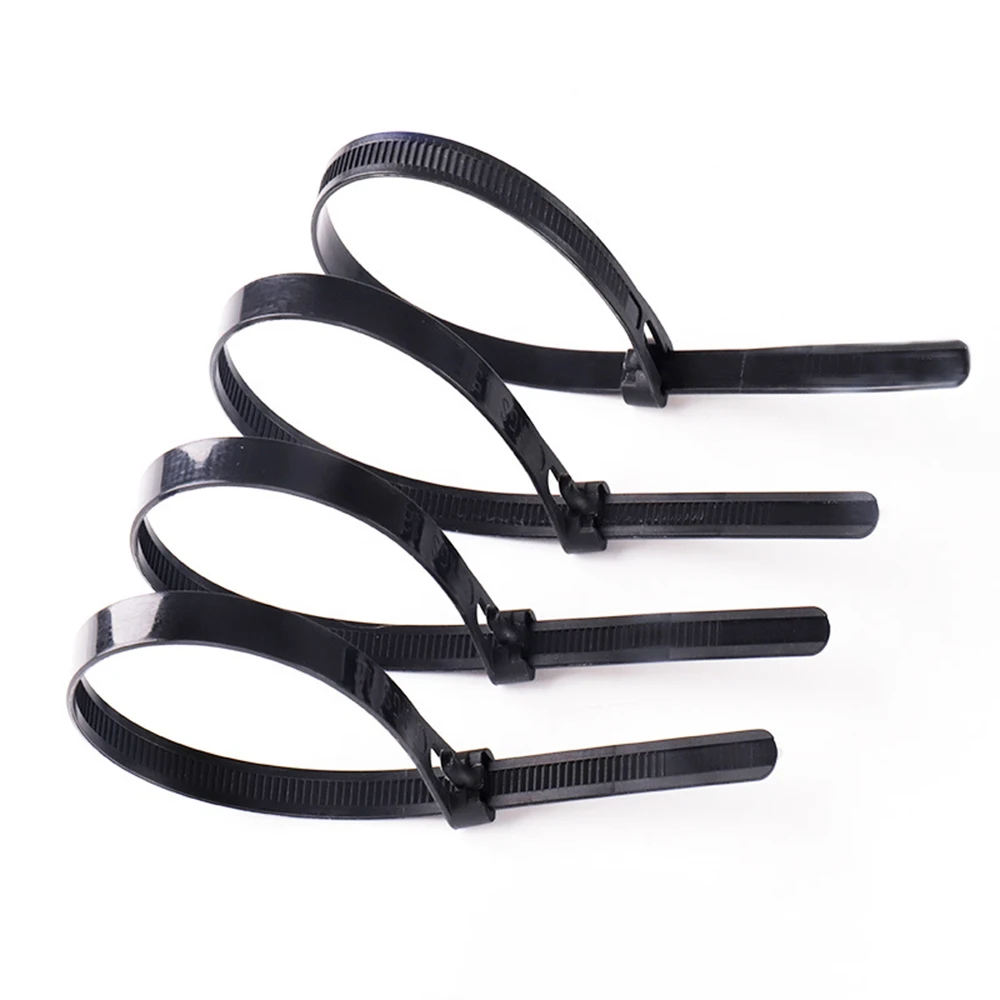 50PCS Reusable Cable Tie Self-locking Plastic Nylon Zip Releasable Fixed Binding Disassembly May Loose Slipknot Strap Organizer