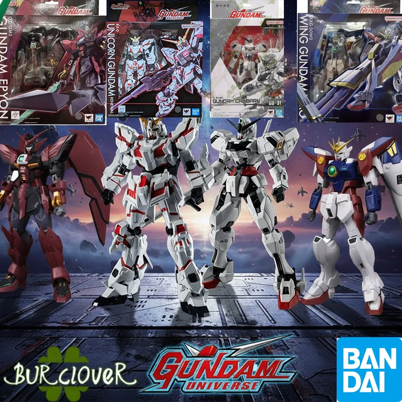 

Bandai GUNDAM UNIVERSE Epyon & Wing Zero & Calibarn & Unicorn Renewal Коллекция экшн-фигурок Набор разных серий Gundam Fans Gift