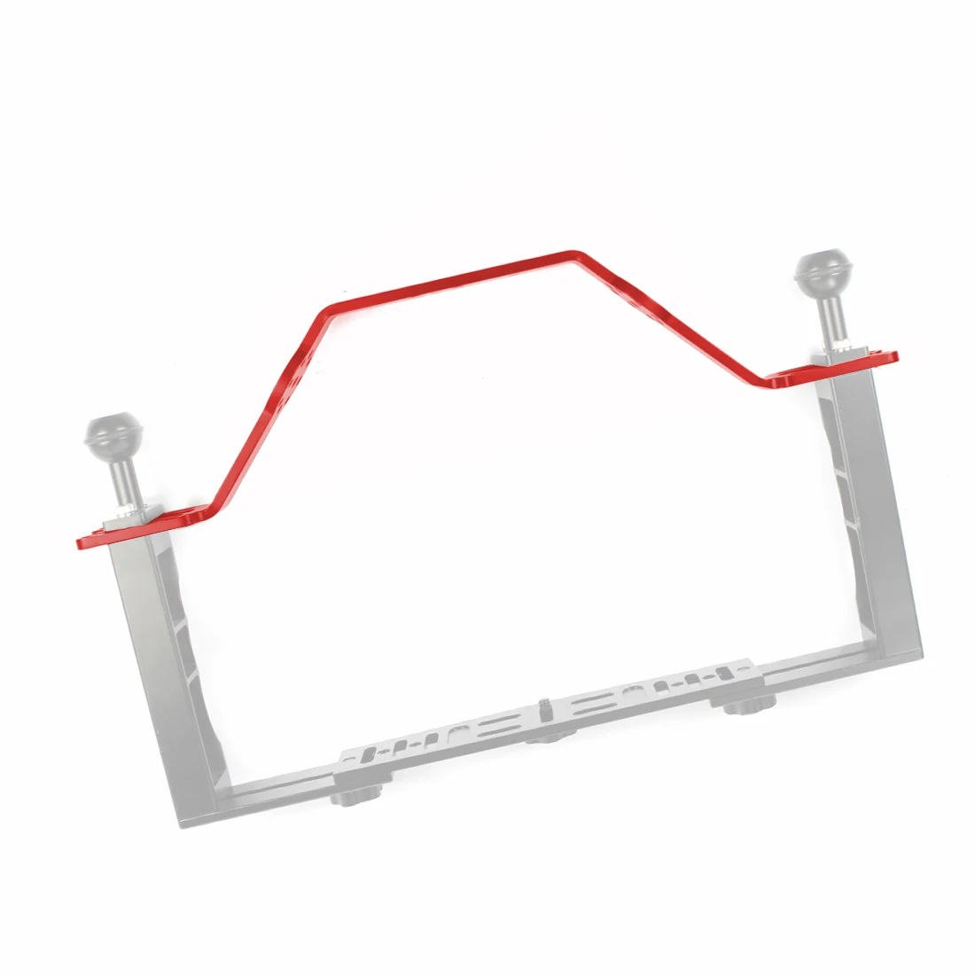 Tauchkamera-Trägergriff-Erweiterungshalterung aus Aluminiumlegierung für Dual-Handhalterung DSLR für GoPro Action Unterwasser – Detail 3
