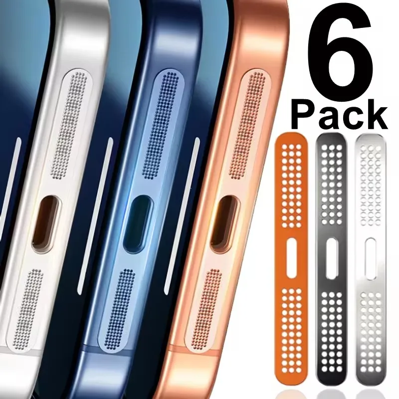 

1/10Pcs 17PM Metal Dustproof Speaker Net Sticker for IPhone 17 Pro Max Anti-scratch Mesh Cover Protective Film For iPhone17
