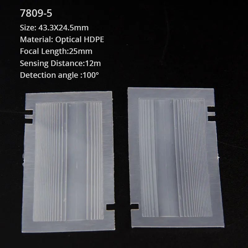 100PCS Optical PIR Human Body Infrared Induction Fresnel Lens Focal Length Far Sensing Distance