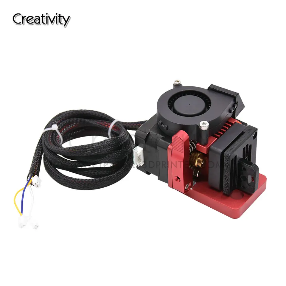 UJNKMGBF Hotend Extruder Montageset 24V – Passend Für Flashforge Finder 3 – Ersatzteil In Rot