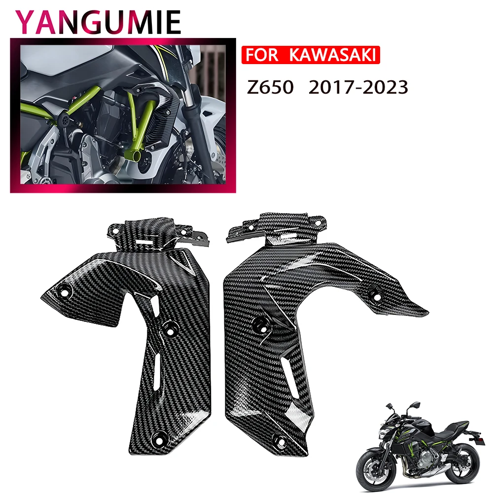 

Z650 For Kawasaki Z 650 2017 2018 2019 2020 2021 2022 2023 New Motorcycle Accessories Radiator Side Cover Panel Fairing Cowl