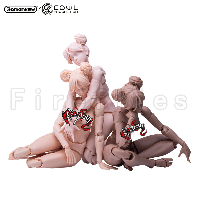 

1/12 6inches Romankey X Cowl Action Figure Female Body Anime Collection Movie Model For Gift
