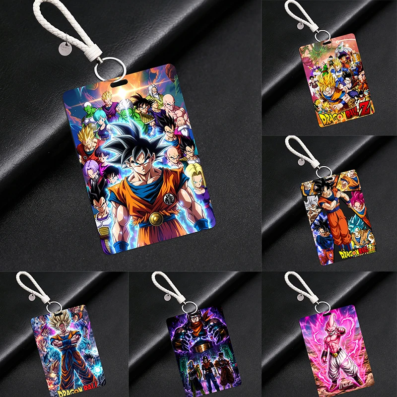 

Dragons Ball Keychain Card Cartoon anime Keyring Car Key Backpack Acrylic Pendent Decoration Accessories Charm Birthday Gifts