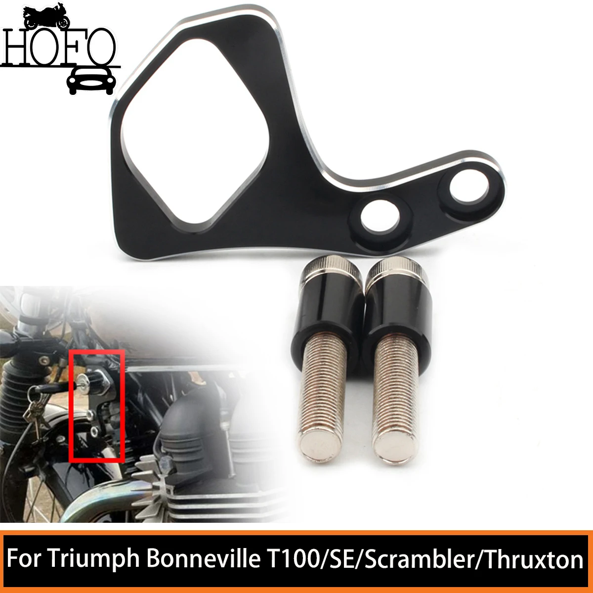 

Motorycle Ignition Key Relocation Bracket Motorcycle Accessories For Triumph Bonneville T100/SE/Scrambler/Thruxton 2001-2015