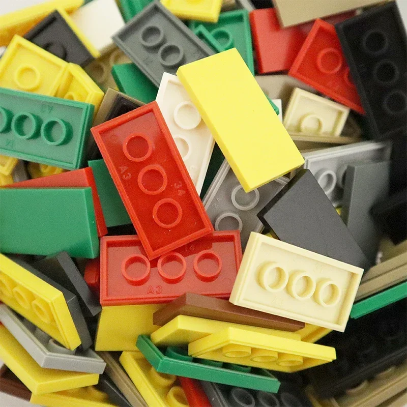 87079 tamanho 2x4 tijolos em massa 25/50/100 pçs moc montar partículas telha plana suave blocos de construção diy brinquedos educativos criativos