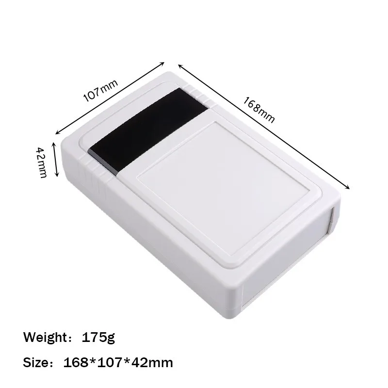 

168x107x42mm DIY Junction Box Wall Mount Plastic Enclosure ABS Plastic Housing Electronics Case Instrument Case Control Box