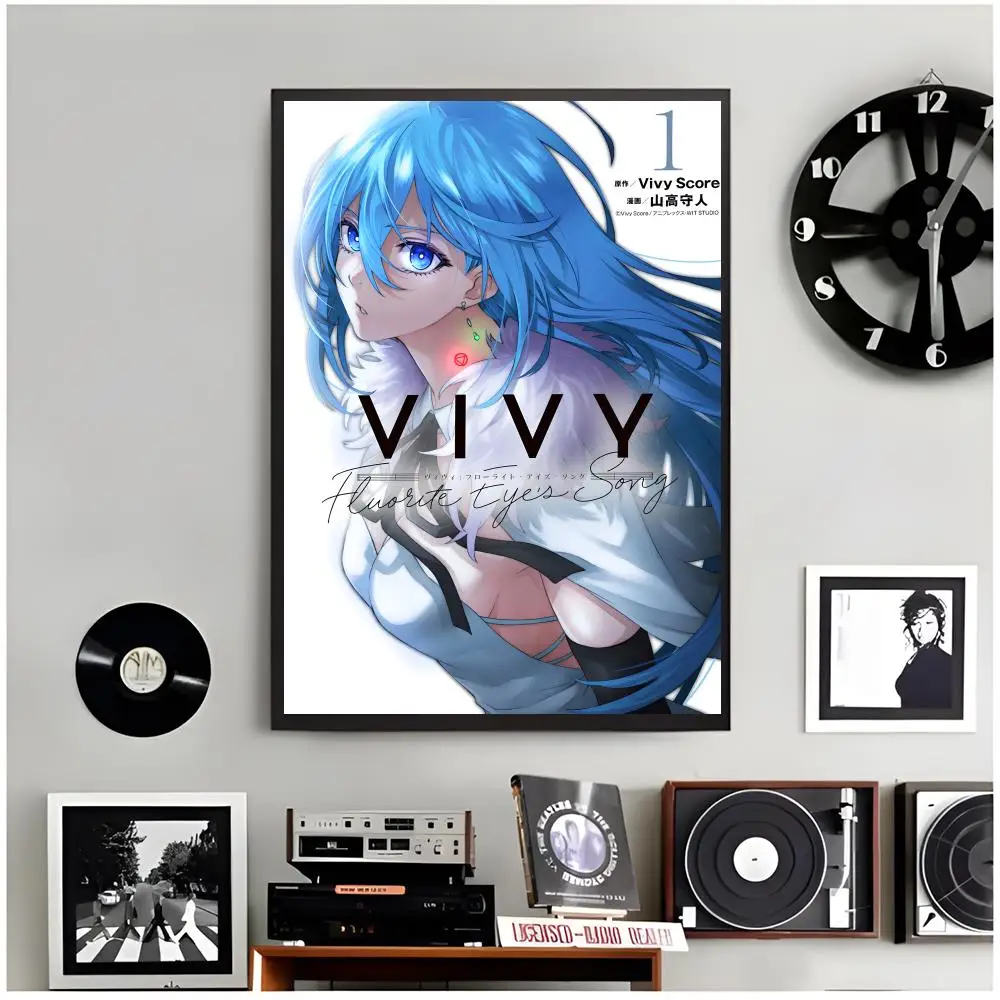 sci fi anime manga print F-Fluorite Eye's Song Poster Modern Wall Art Home Decor Living Room Decorative Print Unframed