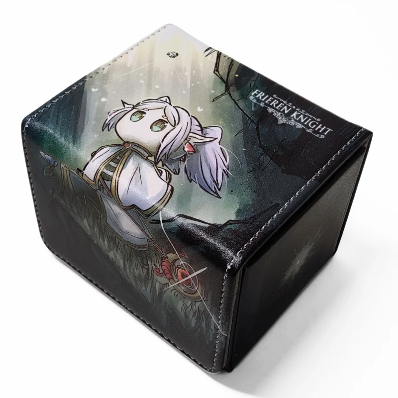 Yugioh Cards PTCG OPCG WS Box Hollow Knight Frieren Cos Anime Game Characters 100+PU Portable Protection Storage Cards Box Toys