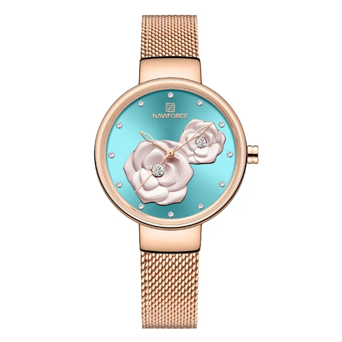 

New Fashion Women's Quartz Watch Casual Waterproof Design Mesh Belt Watch High Aesthetic and Innovative Quartz Watch