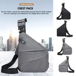 Bolso de viaje antirrobo para hombre, bolsa cruzada de nailon impermeable para el pecho, ocio al aire libre, senderismo, G8D8