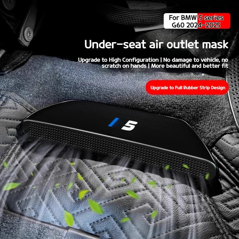 For BMW 5 Series I5 G60 2024-2025 Car Air Conditioning Seat Lower Air Outlet Protection Cover Dust Cover Interior Accessories